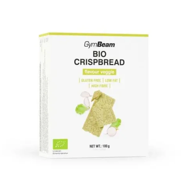 BIO Knäckebrot - GymBeam (veggie, 100 g) (105499-1-100g-veggie)