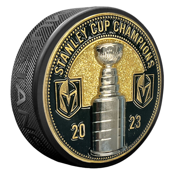Mustang Puk Vegas Golden Knights NHL Ultra 3D Glitter Medallion