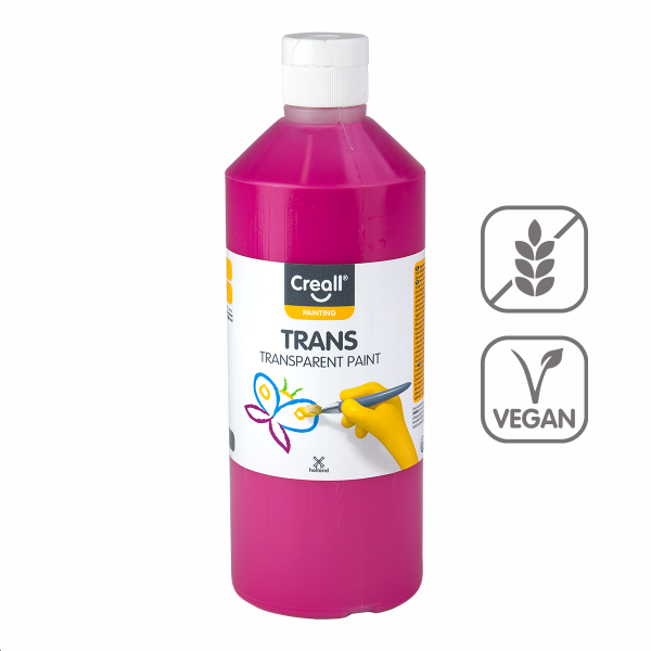 Creall transparentní barva Trans, 500 ml, magenta