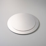 Cake Star podložka tenká stříbrná 22 cm