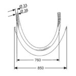 KLUDI - Příslušenství Prodlužovací set 7095600-00