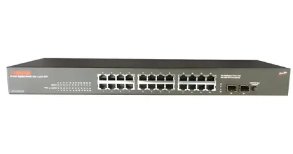 Longshine LCS-GS9126 / Switch / 24× GE / 2× SFP / Unmanaged / 1U (LCS-GS9126)