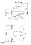 IDEAL STANDARD - Ceralife O Vanová baterie, chrom BE029AA