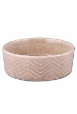 Miska keramická Zig Zag 12cm písková 0,34l