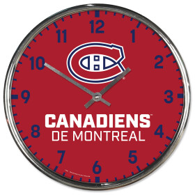 Wincraft Hodiny Montreal Canadiens NHL Chrome Clock