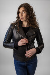 Dámská Kožená Bunda Křivák E-Style Valenza Brixton Černá Velikost: 7XL