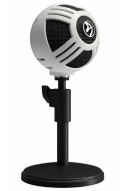 AROZZI SFERA bílo-černá / stolní mikrofon / všesměrový / USB (SFERA-WHITE)
