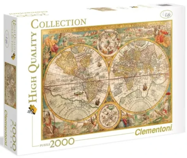Clementoni PUZZLE Historická mapa světa