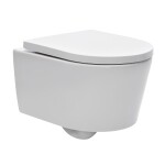 WC závěsné SAT Brevis včetně prkénka softclose, zadní odpad SATBRE010RREXP SATBRE010RREXP