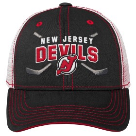 Outerstuff Dětská kšiltovka New Jersey Devils NHL Lockup Meshback Adjustable