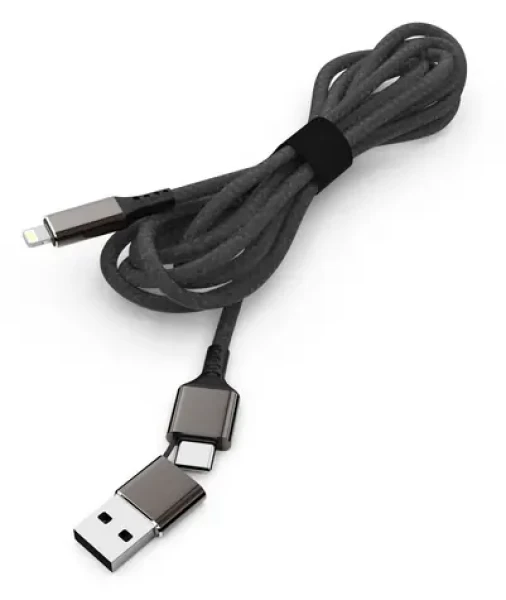 Smrter Speedy černá / Nabíjecí a datový kabel / Lightning / 100 cm (SMRTER_SPEEDY_L_BK)