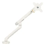 BakkerElkhuizen BE Flexible Single bílá / Stolní rameno pro monitor / VESA 75x75-100x100mm / nosnost 10 kg (BNEBFSW)