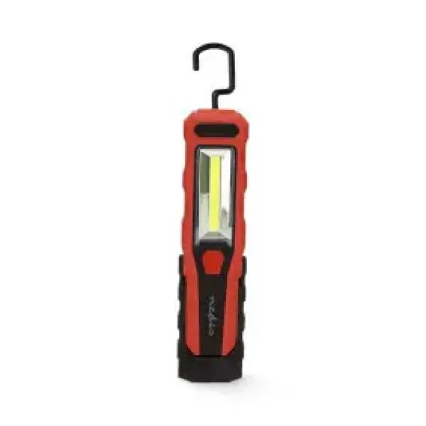 Nedis Pracovní Svítilna / 4 W / Napájení z baterie / 5 V DC / N/A / Dobíjecí / 300 lm / Dosah svitu: 20 m (LWORR05RD)