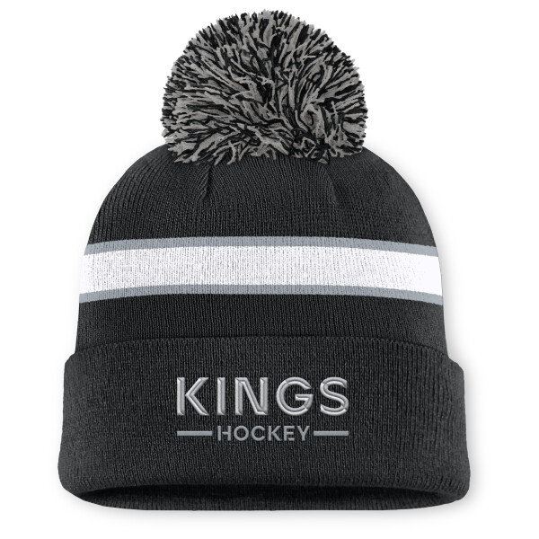 Fanatics Dámská zimní čepice Los Angeles Kings NHL Authentic Pro W/Cap Cuffed Pom Beanie