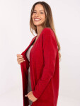 Kardigan PM SW 8310.12 červený L/XL