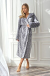 L&L 2551 Amira Long S-2XL dámský župan bílá L