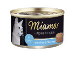 Miamor Cat Filet konzerva tuňák+krevety 100g + Množstevní sleva