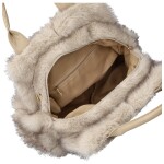 Módní dámská kabelka do ruky Máia, krémová