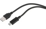 Speed Link SL-180021-BK / Kabel USB-C na USB-A / 1 m / HQ