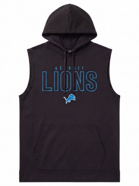 New Era Pánská mikina Detroit Lions NFL 2026 Sideline Sleeveless Hoodie Velikost: M