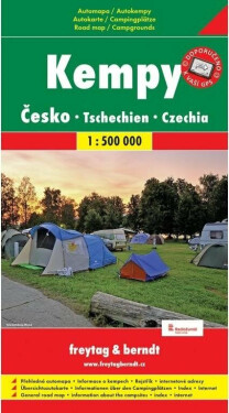 Cabalka Zdeněk Česká republika autokempy / Automapa (měkká obálka) - Cabalka Zdeněk