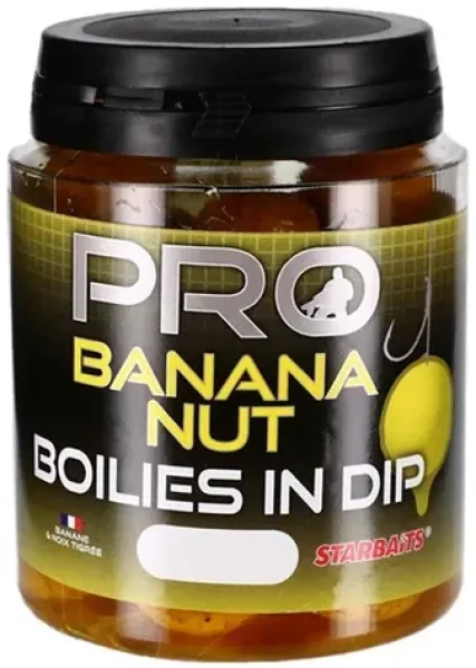 Starbaits Boilies In Dip Pro Banana Nut 150g 24mm (62818)