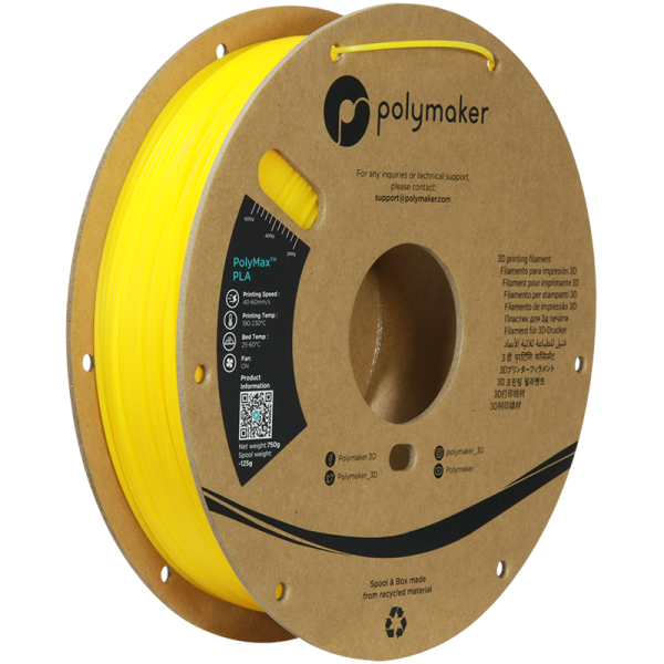 Tough PLA PolyMax filament žlutý 1,75 mm Polymaker 750 g