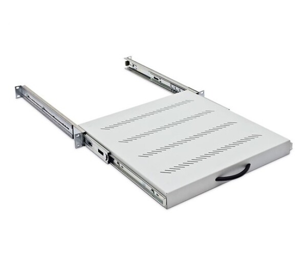 TRITON Police výsuvná 19", 1U/550mm plnovýsuv, nosnost 45kg, šedá EDF_1030705
