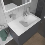 DURAVIT - ME by Starck Asymetrické umyvadlo 830x490 mm, 1 otvor pro baterii vpravo, bílá 2346830000