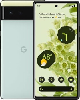 Google Pixel 6 5G 128GB zelená / 6.4/ OC 2x2.8+2x2.25+4x1.8GHz / 8GB / 128 GB / 50+12+8Mpx / Android 12 (GA02910-DE)