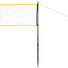 NILS NT310 / Badmintonová síť / teleskopické sloupky / 6,3 × 0,6 m / výška 1,2–1,6 m