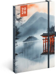 Diář/notes 2026: Planbook - Japonsko, 13 x 21 cm
