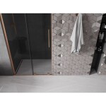 MEXEN/S - Velar L posuvné sprchové dveře 110, grafit, měď kartáčovaná 871-110-003-41-65