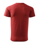 Heavy New tričko unisex bordó 3XL