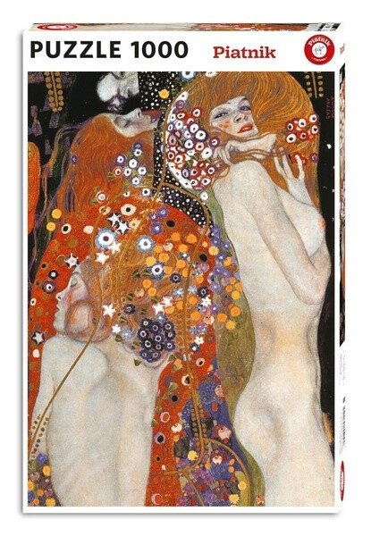 Puzzle Klimt: Vodní hadi 1000 dílků