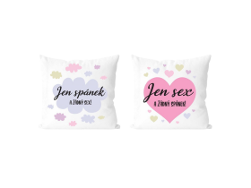 Divja.cz Polštář - Jen spánek/Jen sex