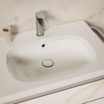 DURAVIT - Wave Umyvadlová baterie, kartáčovaný nerez WA1020002070
