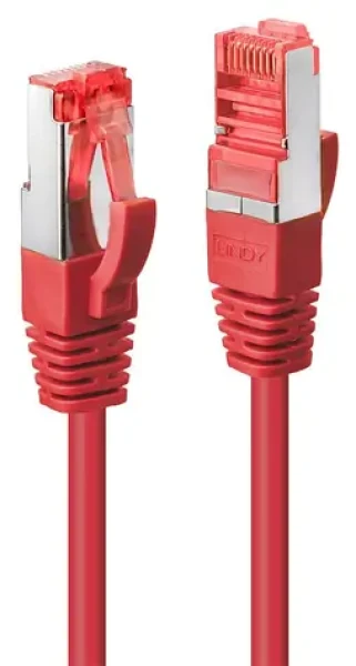 Lindy Cat6 S/FTP červená / Patch kabel / RJ-45 / 250 MHz / 0,5 m (47731)