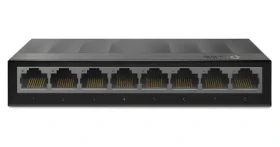 TP-Link LS1008G černá / Switch / 8-port 10/100/1000 Mbps / Neřízený / Bez ventilátoru (TL-LS1008G)