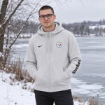 Nike Pánská mikina Pittsburgh Steelers NFL Cool Down Club Full-Zip Velikost: M