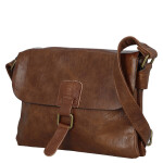 Praktická dámská crossbody kabelka Mirna, tmavě hnědá