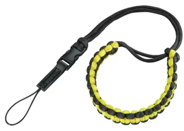Hama 27216 Braid 20 černo-žlutá / poutko na fotoaparát / 20 cm (27216-H)