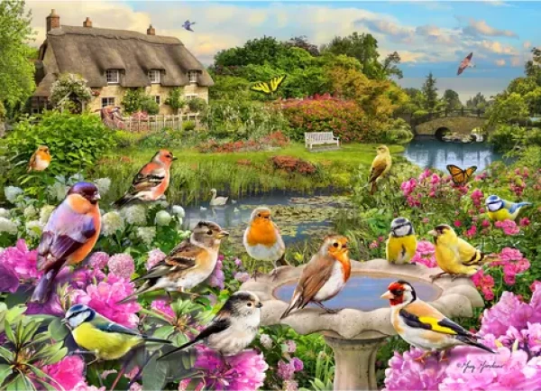 GIBSONS Puzzle Zpěv ptáků u potoka