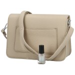Stylová dámská koženková crossbody kabelka MaxFly Hanele, béžová