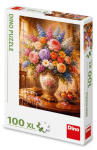 Puzzle 100XL Květinové zátiší