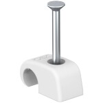 OBO Bettermann 2228420 Spona na hřebíky 100 ks čistě bílá