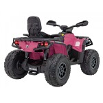 Mamido Dětská elektrická čtyřkolka Can-Am Outlander ATV 4x45W růžová