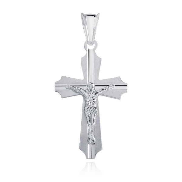 LUNICA Stříbrný přívěsek křížek 0014 Ag 925; ≤1,5 g.