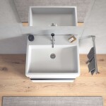 DURAVIT - Vero Air Umyvadlo 60x47 cm, s přepadem, otvor pro baterii, bílá 2350600000