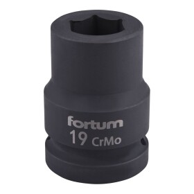 FORTUM 4703019 Gola hlavice rázová 3/4", 19mm, CrMoV